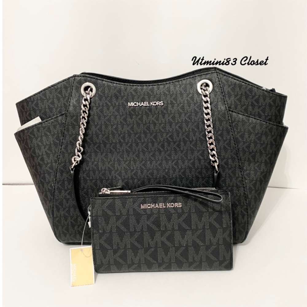 🆕☑️☑️Micheal Kors shoulder bag & wallet/PVC leather both items/tote bag set
